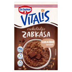 Dr. Oetker Vitalis csokoládés zabkása alappor kakaóbab törettel 61 g