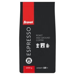 Bravos Espresso őrölt, pörkölt kávé 1000 g