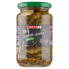 SPAR BBQ hullámos szeletelt uborka 350 g