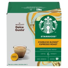 Starbucks by NESCAFÉ Dolce Gusto Blonde Espresso Roast kávékapszula 12 x 55 g (66 g)