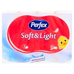 Perfex Soft & Light toalettpapír 3 rétegű 24 tekercs