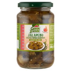 Green House Jalapeno szeletelt paprika savanyúság, savanyú sós lében 340 g
