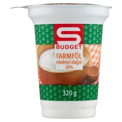 S-Budget farmföl növényi olajjal 20% 320 g