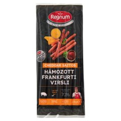 REGNUM cheddar sajtos hámozott frankfurti virsli 230 g
