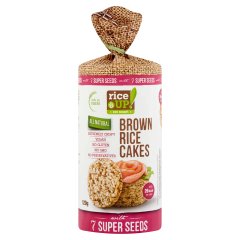 RiceUp! Eat Smart teljes kiőrlésű puffasztott rizs szupermagvakkal 120 g