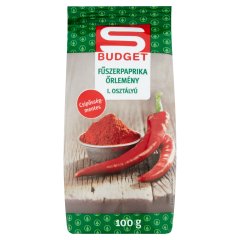 S-Budget I. osztályú csípősségmentes fűszerpaprika őrlemény 100 g