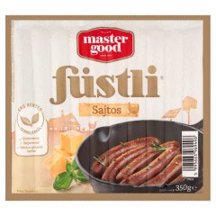 Master Good Füstli sajtos, füst ízesítésű virsli csirkehúsból 350 g