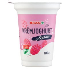 SPAR málnás krémjoghurt 400 g