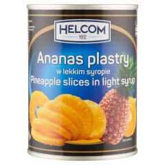 Helcom szeletelt ananász enyhén cukrozott lében 565 g