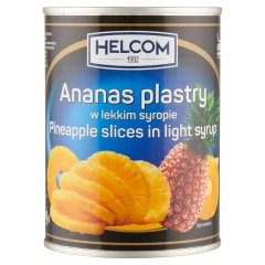 Helcom szeletelt ananász enyhén cukrozott lében 565 g
