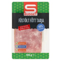S-Budget szeletelt füstölt főtt tarja 100 g