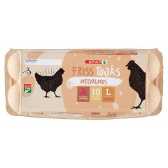 SPAR mélyalmos friss tojás L 10 db