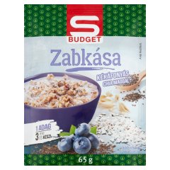 S-Budget kékáfonyás zabkása chia maggal 65 g