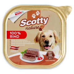 Scotty Nature teljes értékű állateledel marhával felnőtt kutyák számára 300 g
