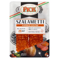 PICK Szalametti szeletelt paprikás szalámi 70 g