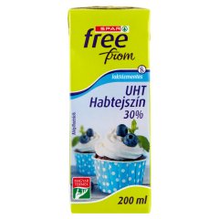 SPAR free from UHT laktózmentes habtejszín 30% 200 ml