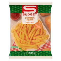 S-Budget gyorsfagyasztott elősütött hasábburgonya 1000 g