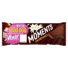 Moments Intenso csokoládés-kakaós krémmel töltött kakaós ostyaszelet kakaós bevonómasszában 40 g