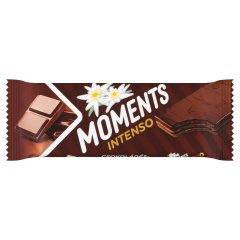 Moments Intenso csokoládés-kakaós krémmel töltött kakaós ostyaszelet kakaós bevonómasszában 40 g