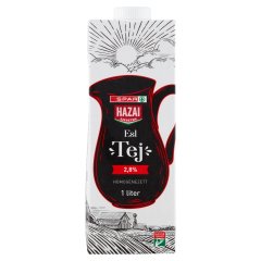 SPAR Hazai Szeretem ESL homogénezett tej 2,8% 1 l