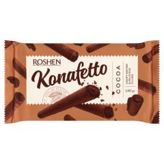 Roshen Konafetto kakaós krémmel töltött ostyarúd 140 g