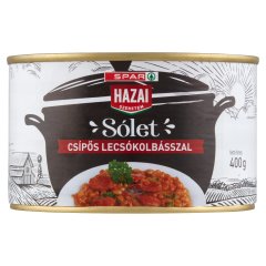 SPAR Hazai Szeretem sólet csípős lecsókolbásszal 400 g