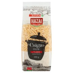 SPAR Hazai Szeretem csigatészta 8 tojásos száraztészta 200 g