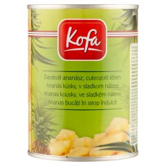 Kofa darabolt ananász, cukrozott lében 565 g