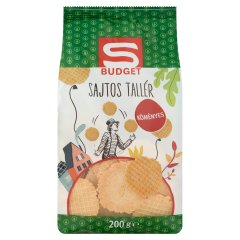S-Budget köményes sajtos tallér 200 g