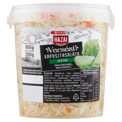 Spar Hazai Szeretem vecsési ecetes káposztasaláta édesítőszerrel 800 g