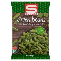 S-Budget gyorsfagyasztott zöldhüvelyű vágott zöldbab 1000 g