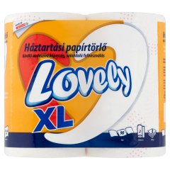 Lovely XL háztartási papírtörlő 3 rétegű 2 tekercs