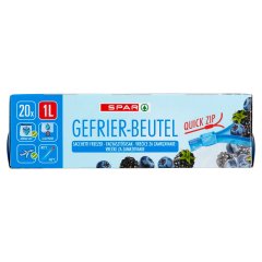 SPAR csúszózáras fagyasztótasak 1 l 20 db