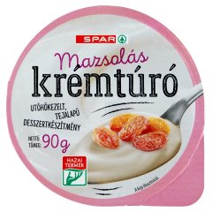 SPAR mazsolás krémtúró 90 g 