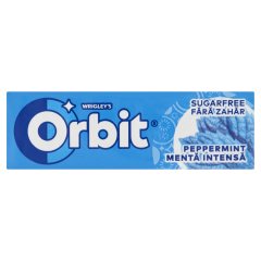 Orbit Peppermint mentaízű cukormentes rágógumi édesítőszerrel 14 g