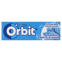 Orbit Peppermint mentaízű cukormentes rágógumi édesítőszerrel 14 g