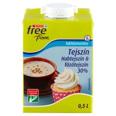 SPAR free from UHT laktózmentes hab- és főzőtejszín 30% 0,5 l