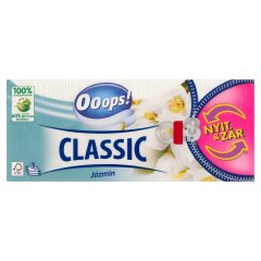 Ooops! Classic Jázmin papír zsebkendő 3 rétegű 90 db