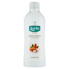 Lorin Bath & Cream Almond Milk krémhabfürdő 1 l