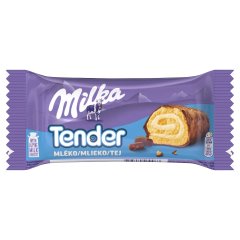 Milka Tender piskótatekercs tejes krémtöltelékkel tejcsokoládéval mártva 37 g 