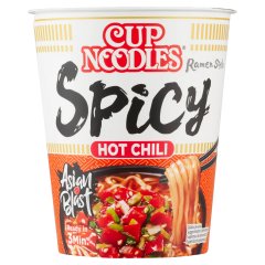 Nissin Cup Noodles instant tésztaleves csípős fűszeres ízesítéssel ázsiai módra 66 g