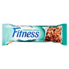 Nestlé Fitness Cookies & Cream gabonapehely-szelet vitaminokkal és ásványi anyagokkal 23,5 g