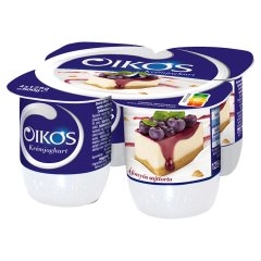Danone Oikos áfonyás sajttorta ízű élőflórás krémjoghurt 4 x 125 g