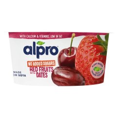 Alpro fermentált szójakészítmény eperrel, cseresznyével, datolyával 135 g