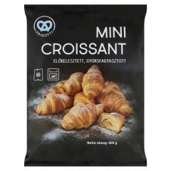Frigotti előkelesztett, gyorsfagyasztott mini croissant 600 g