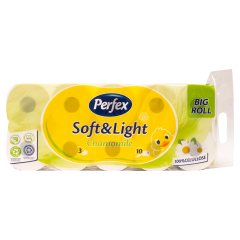 Perfex Soft & Light Chamomile toalett papír 3 rétegű 10 tekercs