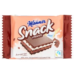 Manner Snack Minis ropogós kakaós ostyaszelet tejes és kakaós krémmel töltve 25 g