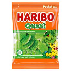 Haribo Quaxi gyümölcsízű gumicukorka habosított gumicukorka réteggel 100 g