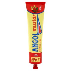 Haas Spicy angol pikáns erős mustár 200 g