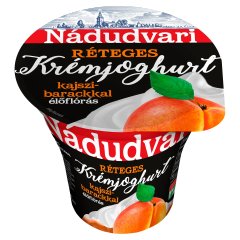 Nádudvari réteges élőflórás krémjoghurt kajszibarackkal 180 g
